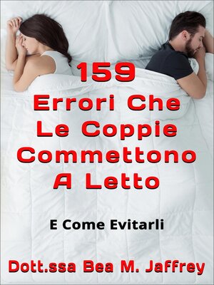 cover image of 159 Errori Che Le Coppie Commettono a Letto